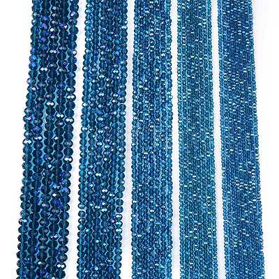 Electroplate Glass Beads Strands LS-EGLA-A044-T3mm-L27-1