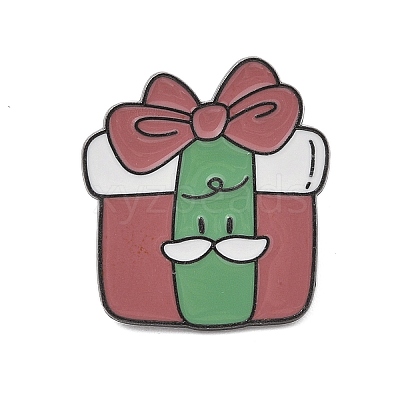 Christmas Theme Zinc Alloy Enamel Pin Brooch for Backpack Clothes JEWB-R003-02EB-01-1