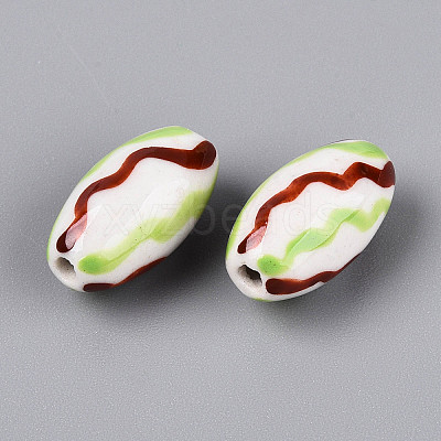 Handmade Porcelain Beads PORC-T134-15B-1