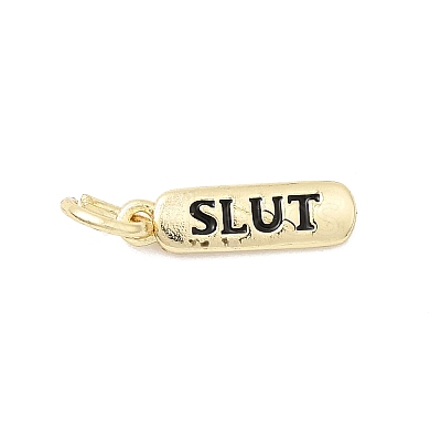Brass Enamel Charms KK-P338-01G-A01-1