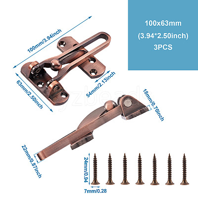 Zinc Alloy Swing Bar Door Lock SW-TAC0002-01D-1
