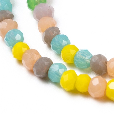 Faceted Glass Beads Strands GLAA-G074-A04-1