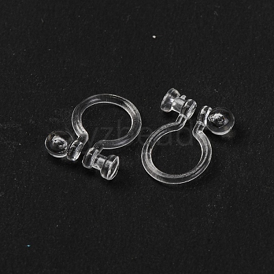 Silicone Clip-on Earring Findings FIND-K019-01C-1
