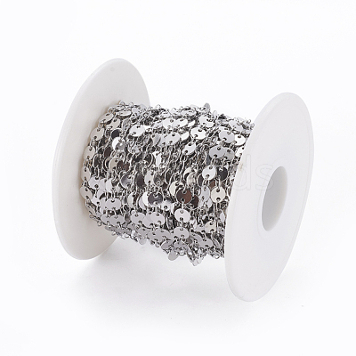 Tarnish Resistant 304 Stainless Steel Link Chains CHS-L019-01A-P-1