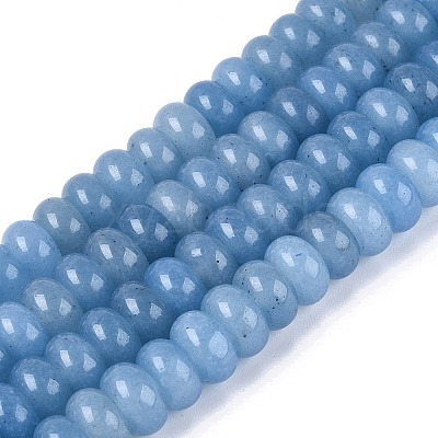 Natural White Jade Beads Strands G-Q613-01F-10-1