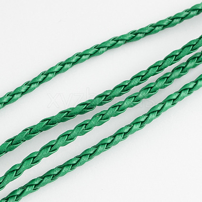 Braided Imitation Leather Cords LC-S005-012-1
