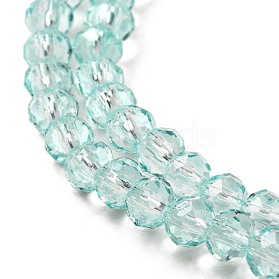 Transparent Baking Paint Glass Beads Strands DGLA-A034-T4mm-D01-1