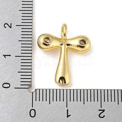 Rack Plating Brass Micro Pave Cubic Zirconia Pendants KK-A200-24G-T-1