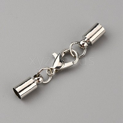 Brass Lobster Claw Clasps FIND-WH0044-78P-1