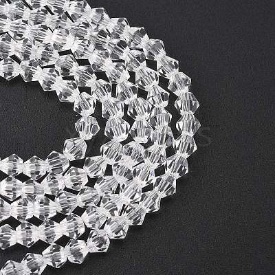 Transparent Glass Beads Strands EGLA-A039-T4mm-D13-1
