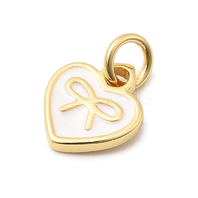 Brass Enamel Charms KK-A268-13G-02-1