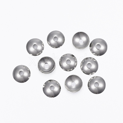 Non-Tarnish 201 Stainless Steel Bead Caps LS-X-STAS-H376-123-1