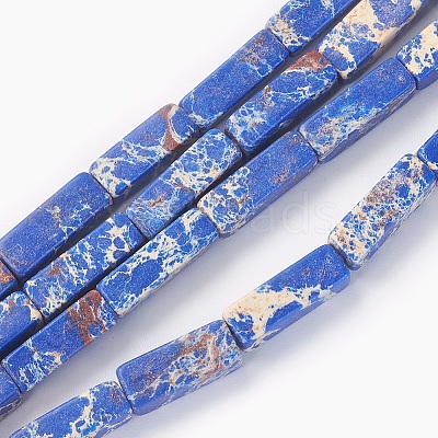 Synthetic Imperial Jasper Bead Strands X-G-E508-02D-1