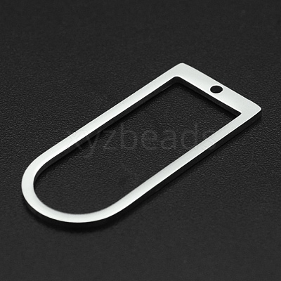 Tarnish Resistant 201 Stainless Steel Pendants STAS-R111-LA081-1