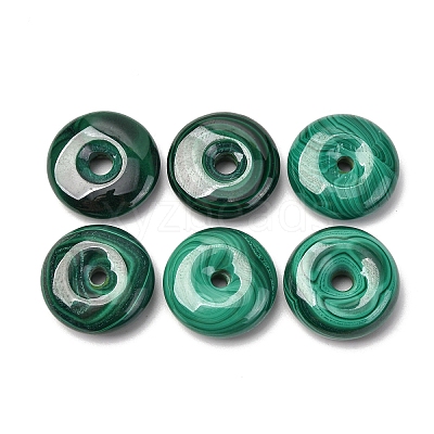 Natural Malachite Pendants G-D312-02-1