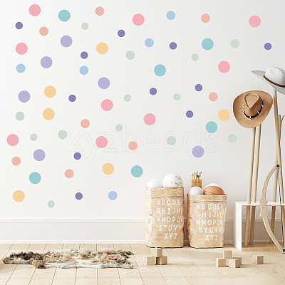 PVC Plastic Sticker for Wall Decoration Accessories AJEW-WH0007-05C-1