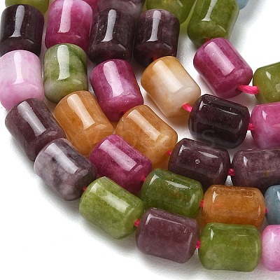 Dyed Natural White Jade Beads Strands GG-CBAADBA-A02-1