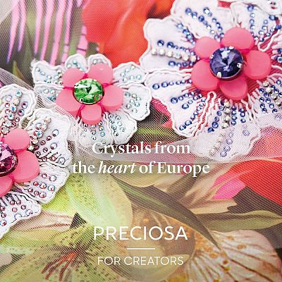 Preciosa® Crystal Hotfix Flatback Stones Y-PRC-HSS10-30240-1