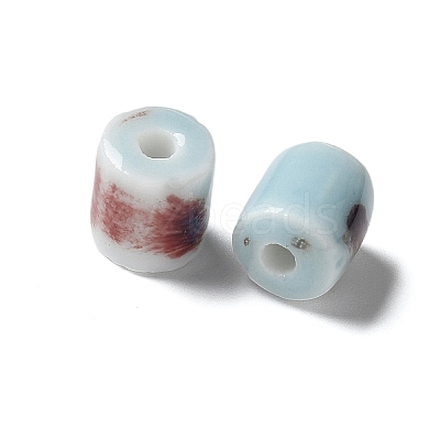 Handmade Porcelain Beads X1-PORC-L080-I08-1