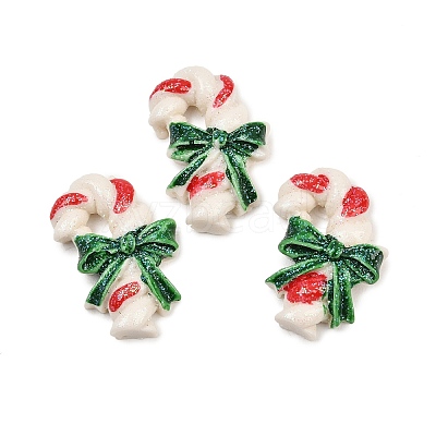 Christmas Opaque Resin Cabochons LS-RESI-XCP0002-66C-1