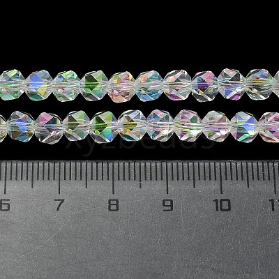 Electroplate Glass Beads EGLA-L018-B-AB04-1
