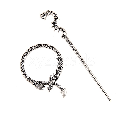Tibetan Style Alloy Hair Sticks PW-WGCE4EE-02-1