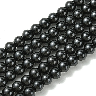 Eco-Friendly Dyed Glass Pearl Round Beads Strands X-HY-A002-6mm-RB080-1