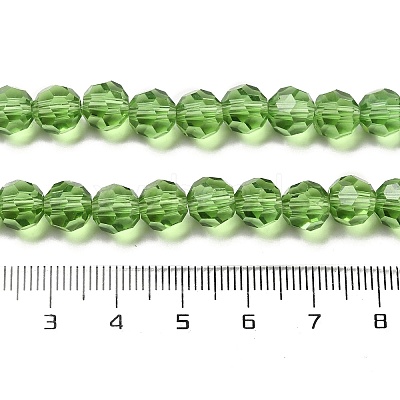Transparent Glass Beads EGLA-A035-T8mm-D11-1