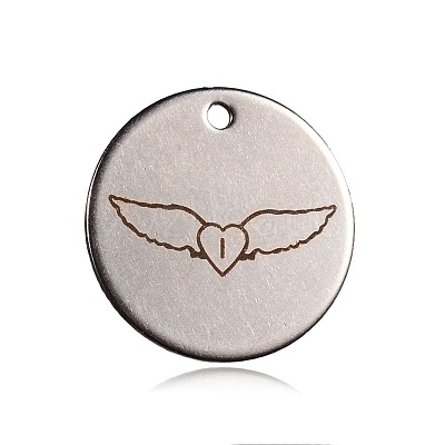 Non-Tarnish Spray Painted 201 Stainless Steel Charms LS-STAS-F092-10P-1