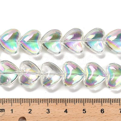 Electroplate Glass Beads Strands X-EGLA-B008-01A-HR01-1