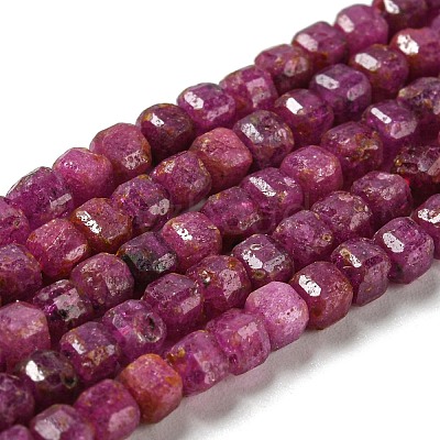 Natural Ruby Beads Strands G-P457-B01-36B-1