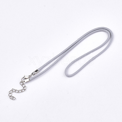 Waxed Cord Necklace Making NCOR-T001-81-1