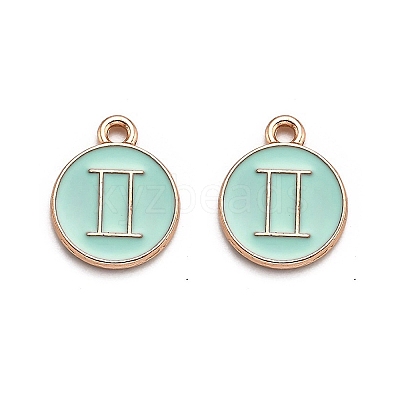 Alloy Enamel Pendants ENAM-S124-01A-15I-1
