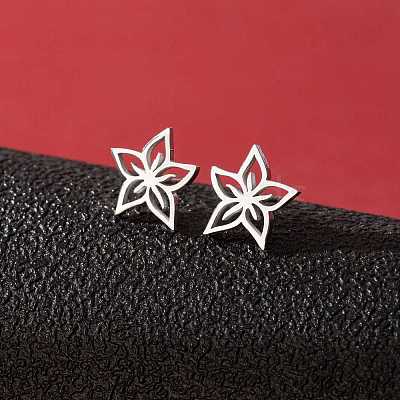 Stainless Steel Small Animal Stud Earrings for Women PW-WG87B69-34-1