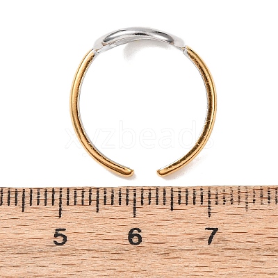 304 Stainless Steel Cuff Open Rings RJEW-P181-02A-A-1