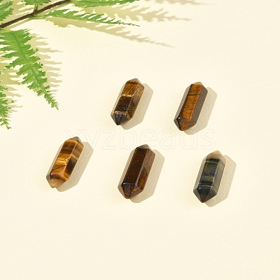 5Pcs Natural Tiger Eye Healing Stones G-FS0005-83C-1