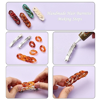 Iron Hair Barrette Findings X-PJH1014Y-1
