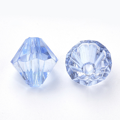Transparent Acrylic Beads TACR-S146-6mm-16-1
