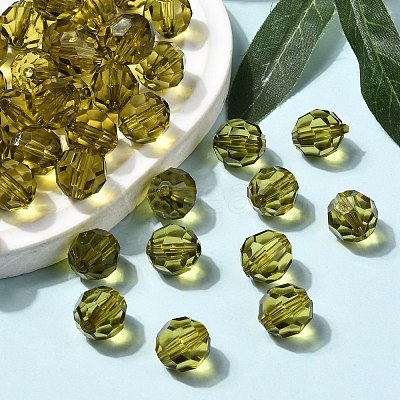 Transparent Acrylic Beads PL505Y-12-1