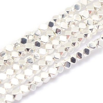 Electroplate Non-magnetic Synthetic Hematite Beads Strands G-L485-10C-S-1
