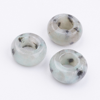 Natural Sesame Jasper/Kiwi Jasper Beads X-G-K216-01E-1
