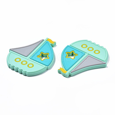 Food Grade Eco-Friendly Silicone Focal Beads SIL-N002-15B-1