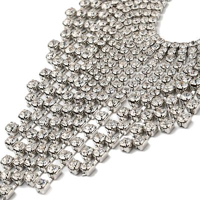 Crystal Rhinestone Bib Necklaces LS-NJEW-L176-03P-1