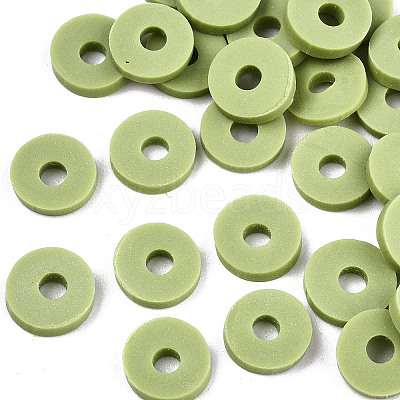 Handmade Polymer Clay Beads LS-CLAY-Q251-4.0mm-49-1