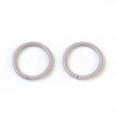 Spray Painted Iron Open Jump Rings LS-IFIN-F149-B09-1