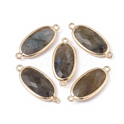 Natural Labradorite Links connectors G-E526-27D-1