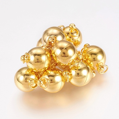 Brass Magnetic Clasps with Loops X-MC022-NFG-1