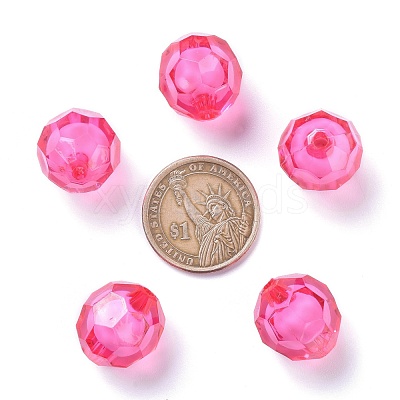 Transparent Acrylic Beads TACR-S113-20mm-18-1