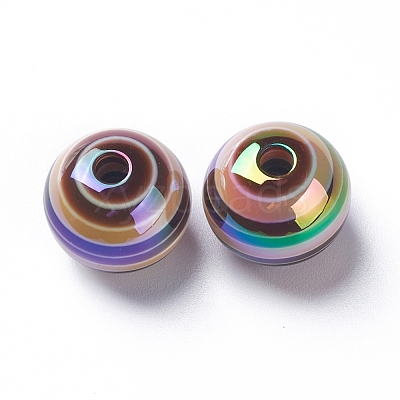 Stripe Resin Beads LS-RESI-B014-01B-07-1