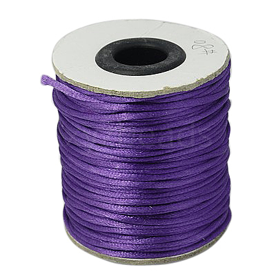 Nylon Satin Rattail Cords NWIR-A003-08-1